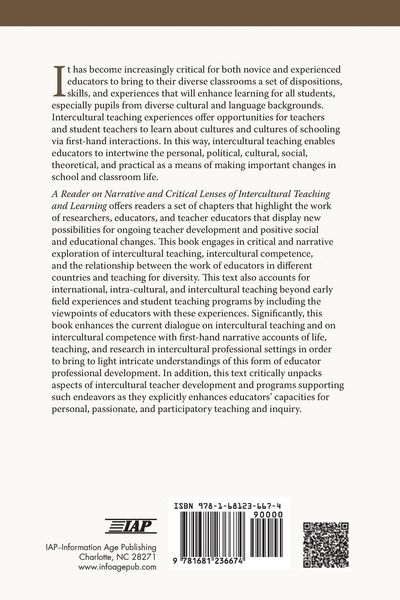 Produktbild: A Reader of Narrative and Critical Lenses on Intercultural Teaching and Learning