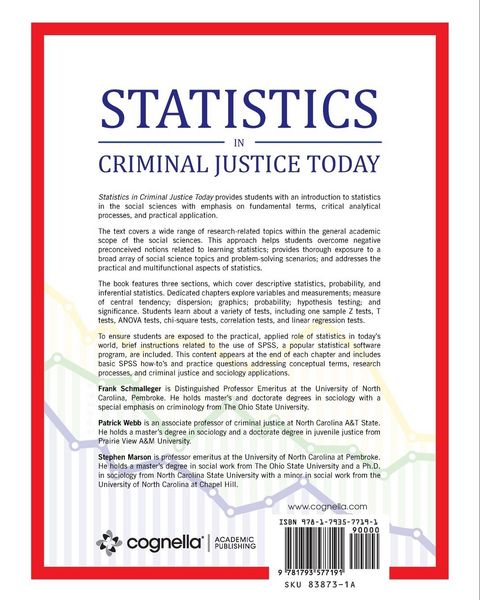 Produktbild: Statistics in Criminal Justice Today
