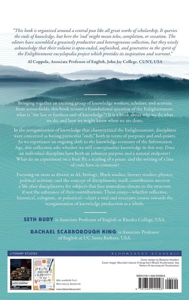 Produktbild: The Ends of Knowledge