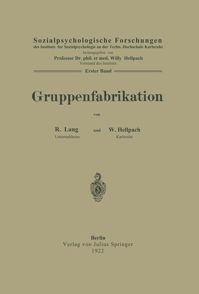 Produktbild: Gruppenfabrikation