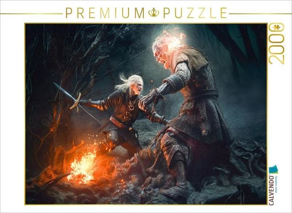Produktbild: CALVENDO Puzzle Kampf Hexer gegen D&auml;mon | 2000 Teile Lege-Gr&ouml;&szlig;e 90x67cm Foto-Puzzle f&uuml;r gl&uuml;ckliche Stunden