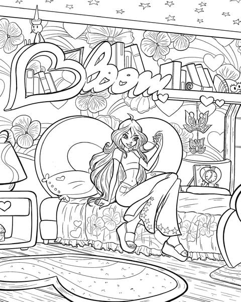 Produktbild: Winx Club: The Official Coloring Book