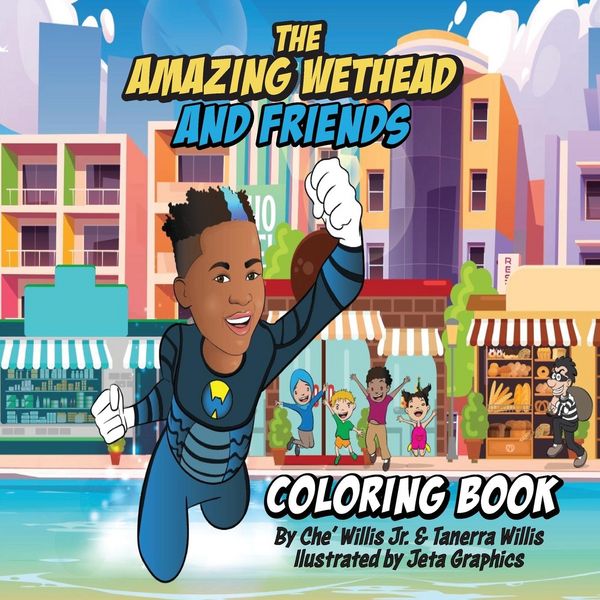 Produktbild: The Amazing Wethead and Friends Coloring Book