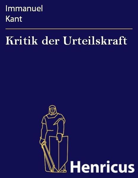 Kritik der Urteilskraft