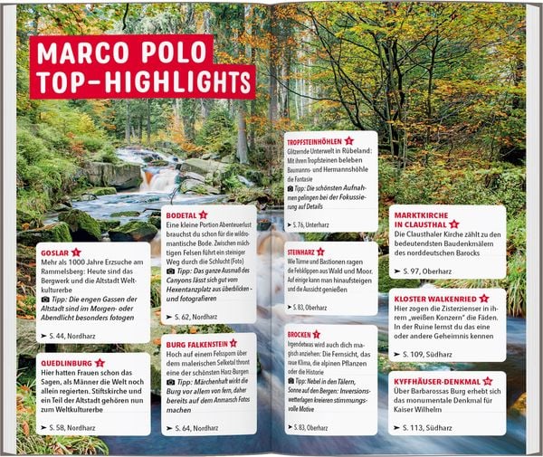 Produktbild: MARCO POLO Reisef&uuml;hrer Harz