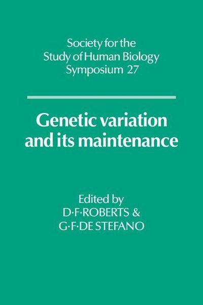 Produktbild: Genetic Variation and Its Maintenance