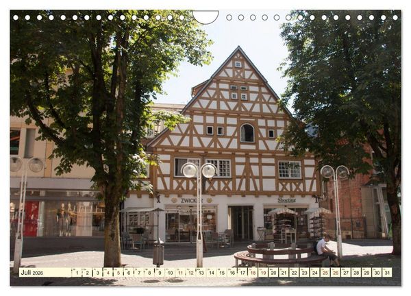 Produktbild: Unterwegs in G&ouml;ppingen (Wandkalender 2026 DIN A4 quer), CALVENDO Monatskalender