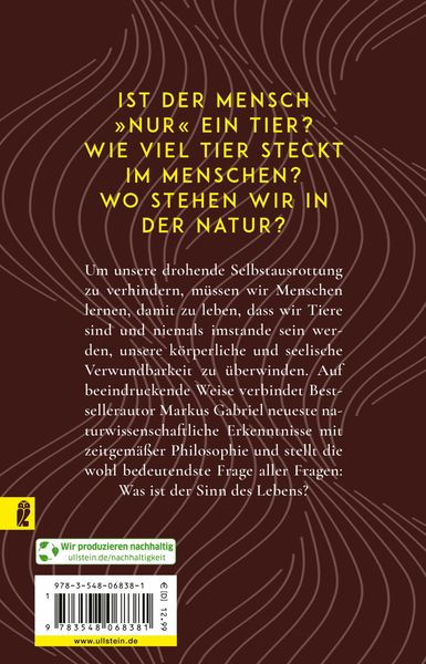 Produktbild: Der Mensch als Tier