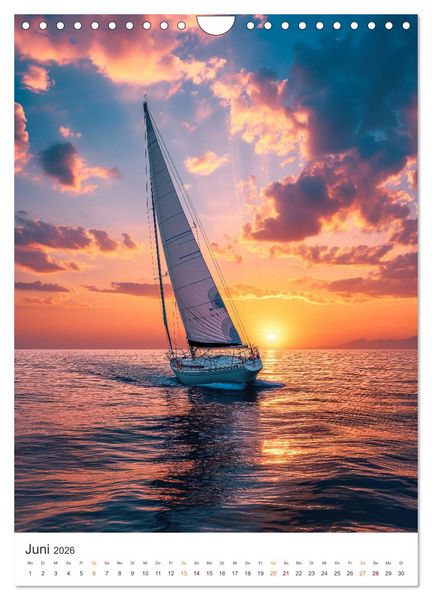 Produktbild: Wind und Wellen (Wandkalender 2026 DIN A4 hoch), CALVENDO Monatskalender