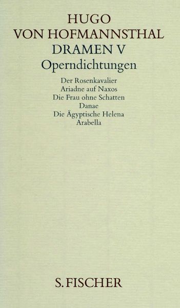 Produktbild: Dramen V. Operndichtungen