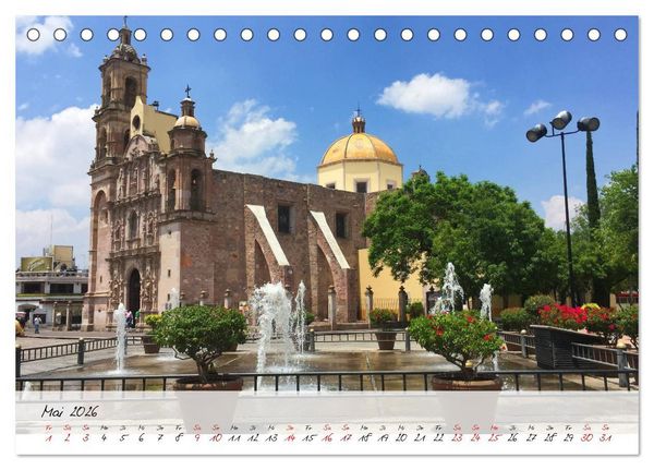 Produktbild: Mexiko - Bunte Vielfalt in Stadt und Land (Tischkalender 2026 DIN A5 quer), CALVENDO Monatskalender