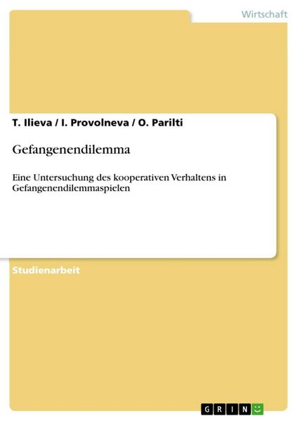Produktbild: Gefangenendilemma