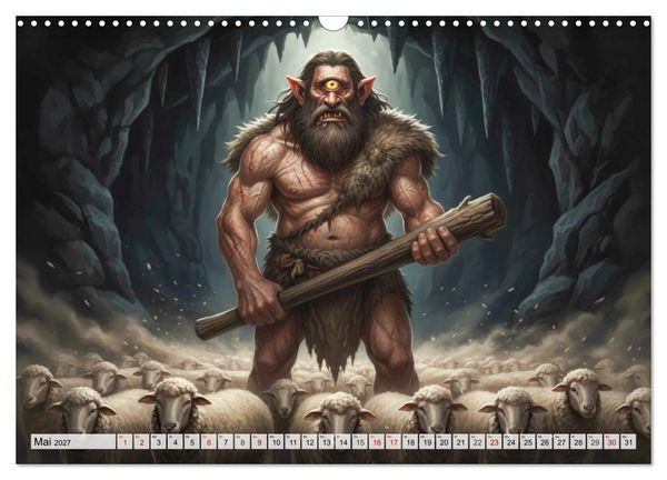 Produktbild: Odysseus Reise &ndash; Gefahren, Verlockungen, Schicksal (Wandkalender 2027 DIN A3 quer), CALVENDO Monatskalender