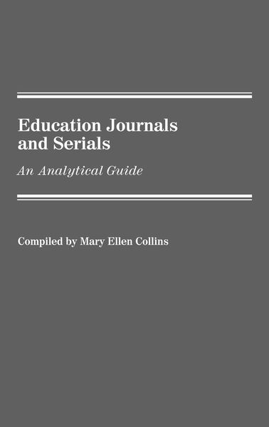 Produktbild: Education Journals and Serials