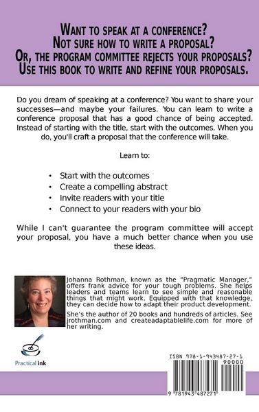 Produktbild: Write a Conference Proposal the Conference Wants and Accepts