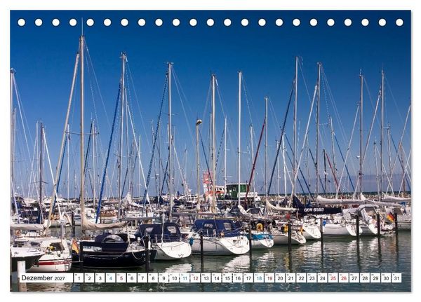 Produktbild: Die Ostseek&uuml;ste von Neustadt bis Travem&uuml;nde (Tischkalender 2027 DIN A5 quer), CALVENDO Monatskalender