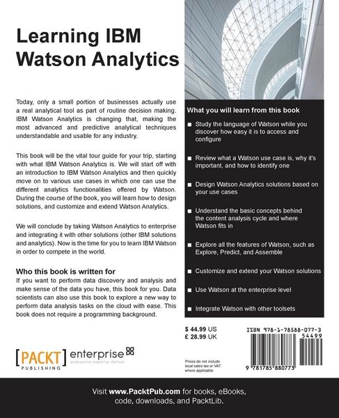Produktbild: Learning IBM Watson Analytics
