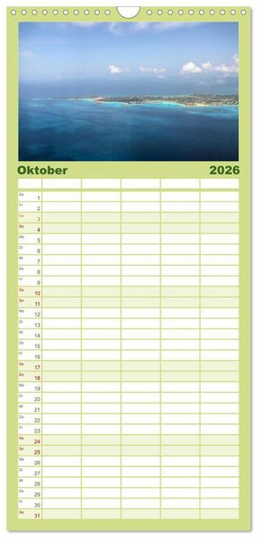 Produktbild: Familienplaner 2026 - Fidschi - Der faszinierende Inselstaat im S&uuml;dpazifik. mit 5 Spalten (Wandkalender, 21 x 45 cm) CALVENDO