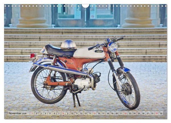 Produktbild: Oldtimer Mopeds - fotografiert von Michael Allmaier (Wandkalender 2026 DIN A3 quer), CALVENDO Monatskalender