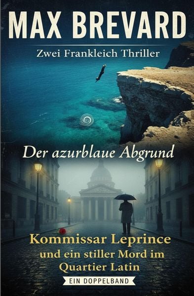 Produktbild: Zwei Frankreich Thriller: Der azurblaue Abgrund / Kommissar Leprince und ein stiller Mord im Quartier Latin