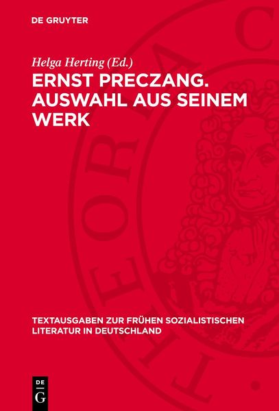 Produktbild: Ernst Preczang. Auswahl aus seinem Werk