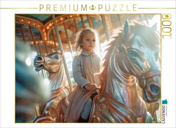 Produktbild: CALVENDO Puzzle Karussell | 1000 Teile Lege-Gr&ouml;&szlig;e 64x48cm Foto-Puzzle f&uuml;r gl&uuml;ckliche Stunden
