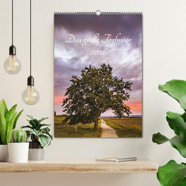 Produktbild: Das gro&szlig;e Torfmoor (Wandkalender 2026 DIN A2 hoch), CALVENDO Monatskalender