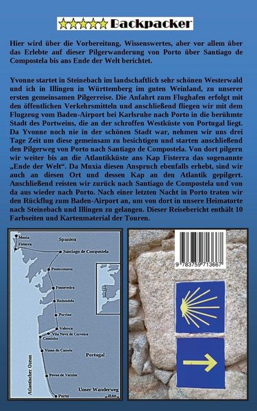 Produktbild: Pilgerweg Porto Santiago de Compostela bis ans Ende der Welt