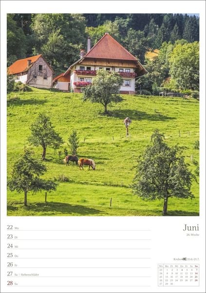 Produktbild: Landleben Wochenplaner 2026 - 53 Blatt mit Weisheit der Woche auf der Rückseite