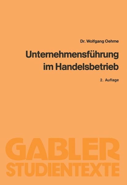 Produktbild: Unternehmensf&uuml;hrung im Handelsbetrieb
