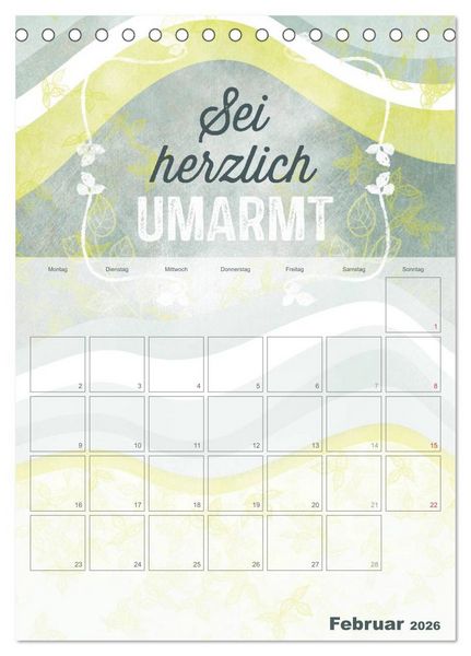 Produktbild: Liebe macht gl&uuml;cklich (Tischkalender 2026 DIN A5 hoch), CALVENDO Monatskalender