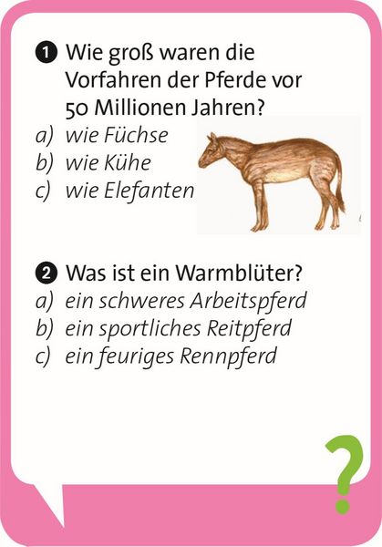 Produktbild: Pocket Quiz junior Pferde