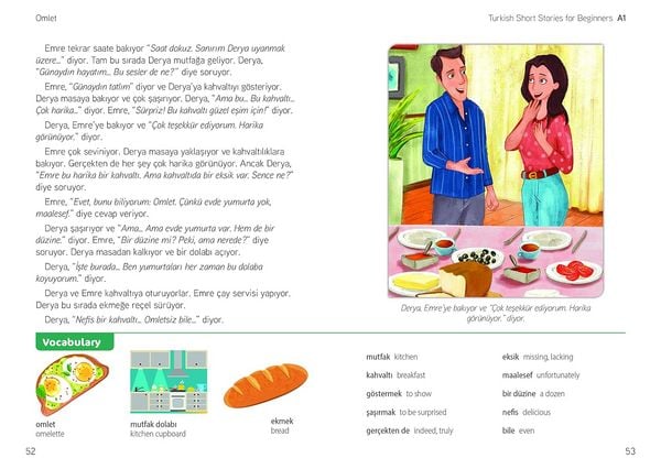 Produktbild: Turkish Short Stories for Beginners - Based on a comprehensive grammar and vocabulary framework (CEFR A1) - with quizzes , full answer key and online audio
