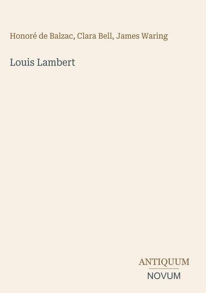 Produktbild: Louis Lambert