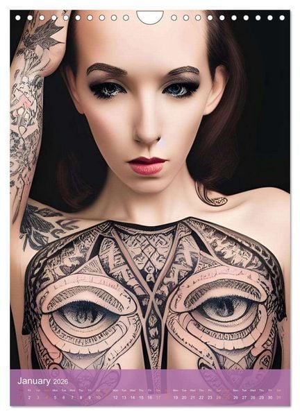 Produktbild: Inked Visions (Wall Calendar 2026 DIN A4 portrait), CALVENDO 12 Month Wall Calendar