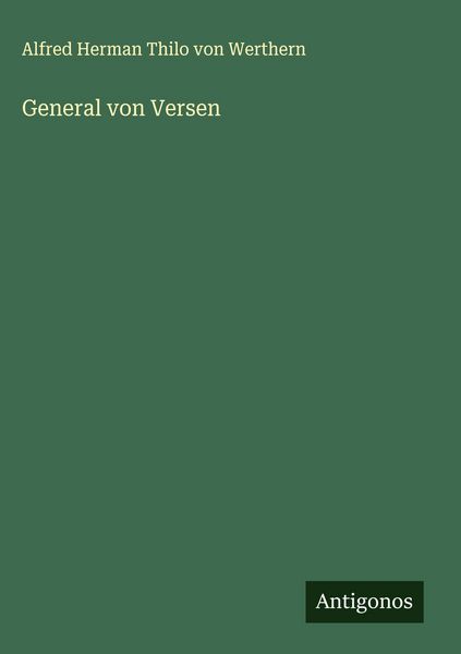 Produktbild: General von Versen