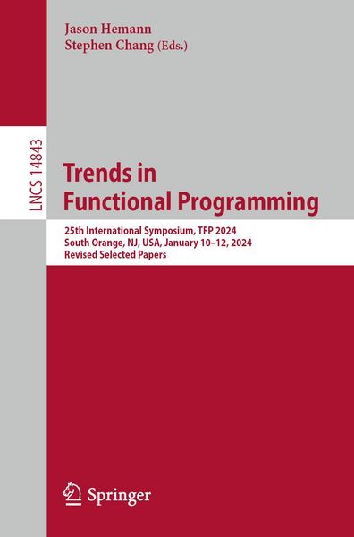 Produktbild: Trends in Functional Programming