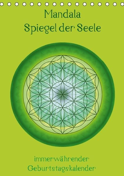Produktbild: Mandala - Spiegel der Seele / immerw&auml;hrender Geburtstagskalender (Tischkalender immerw&auml;hrend DIN A5 hoch)