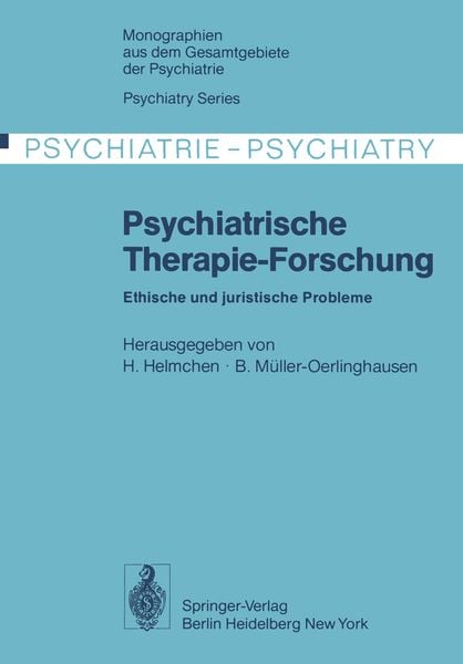 Produktbild: Psychiatrische Therapie-Forschung