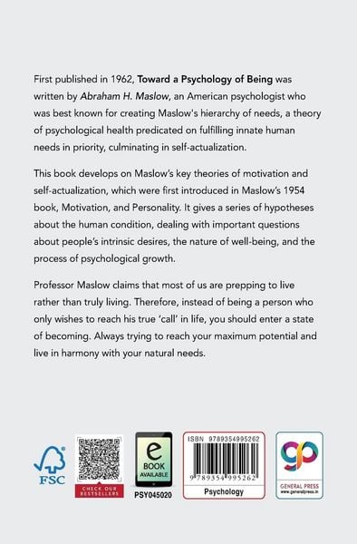 Toward a Psychology of Being (General Press)