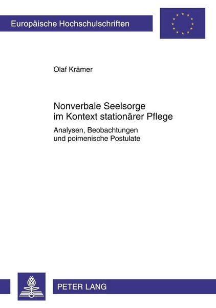 Produktbild: Nonverbale Seelsorge im Kontext station&auml;rer Pflege