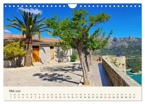 Produktbild: El Castell de Guadalest - In der Berglandschaft der Costa Blanca (Wandkalender 2026 DIN A4 quer), CALVENDO Monatskalender