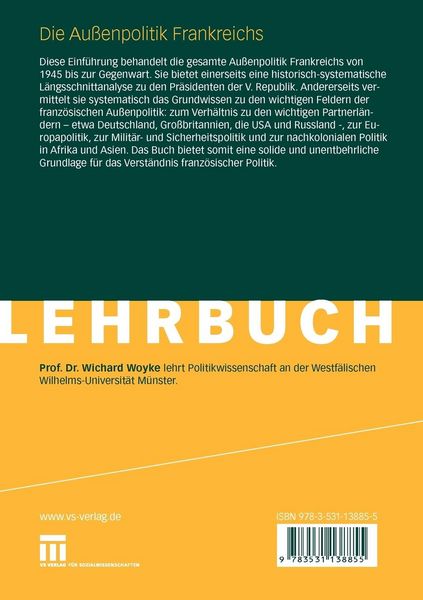 Produktbild: Die Au&szlig;enpolitik Frankreichs