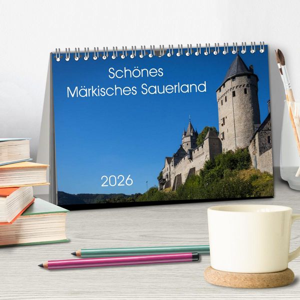 Produktbild: Sch&ouml;nes M&auml;rkisches Sauerland (Tischkalender 2026 DIN A5 quer), CALVENDO Monatskalender
