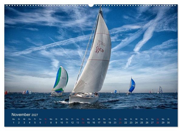Produktbild: Segelregatta (Wandkalender 2027 DIN A2 quer), CALVENDO Monatskalender