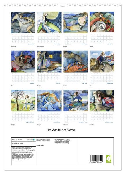 Produktbild: Im Wandel der Sterne (hochwertiger Premium Wandkalender 2026 DIN A2 hoch), Kunstdruck in Hochglanz