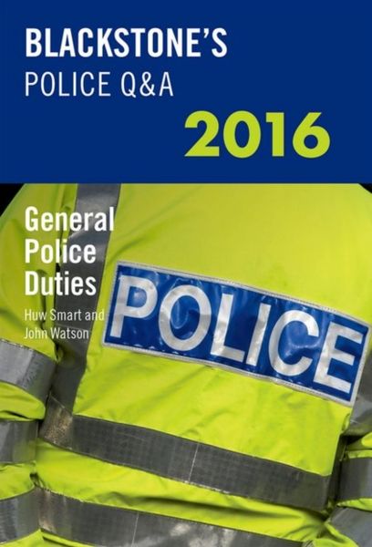 Produktbild: Watson, J: Blackstone's Police Q&A: General Police Duties 20