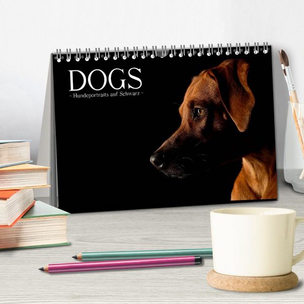 Produktbild: Dogs (Tischkalender 2026 DIN A5 quer), CALVENDO Monatskalender
