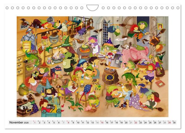 Produktbild: Meine kleine Wimmelwelt (Wandkalender 2026 DIN A4 quer), CALVENDO Monatskalender