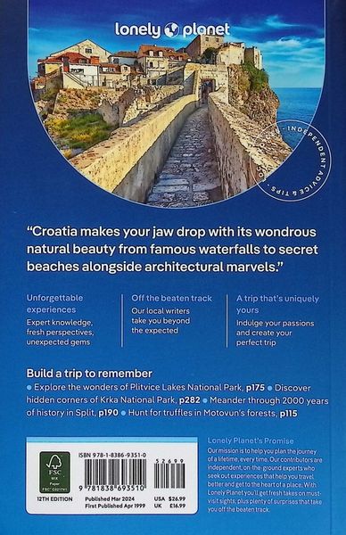 Produktbild: Lonely Planet Croatia